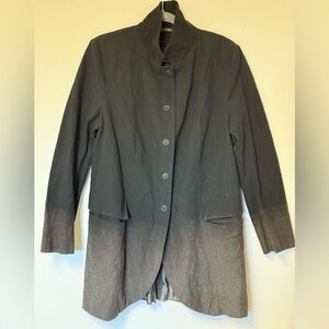Annette Goertz Men’s’ Ombre Linen Blend Jacket Blaze Sz.42 Oversized Womens